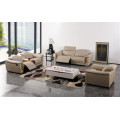 Sofá de couro reclinável para casa, modelo 422